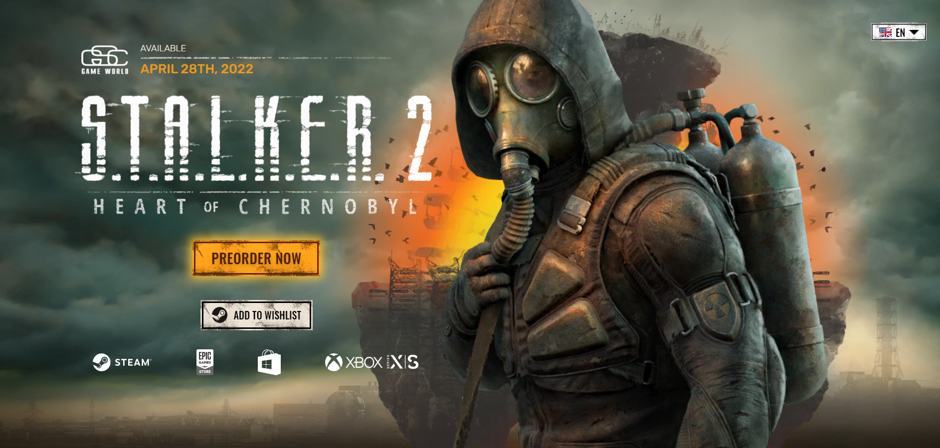 STALKER 2: Heart of Chernobyl gets April 28, 2022 release date